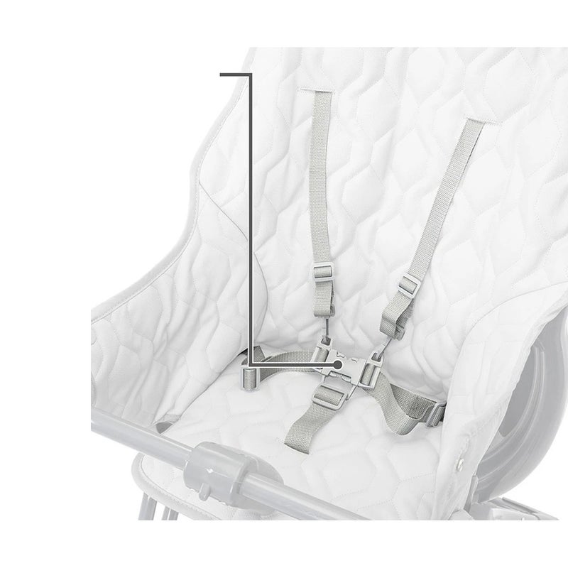 لوريلي كرسي طعام عالي - رصاصي - 1010031 - Image 4