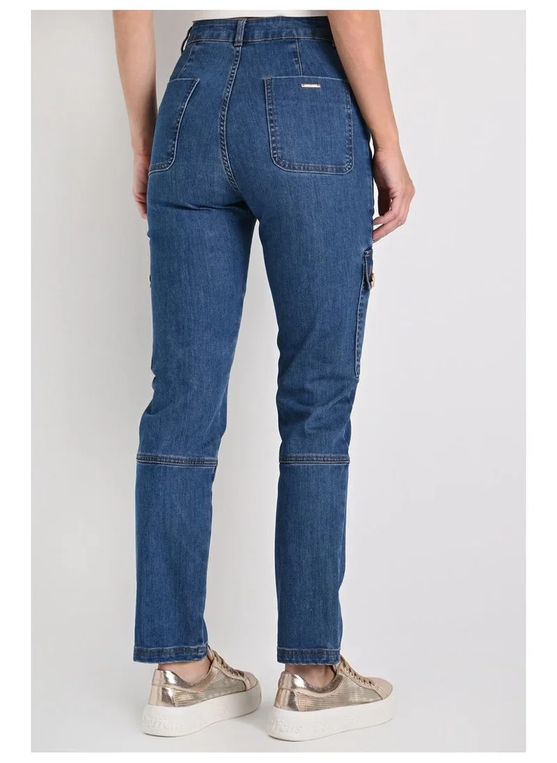 Carmen Steffens Straight Mom Jeans With Pockets