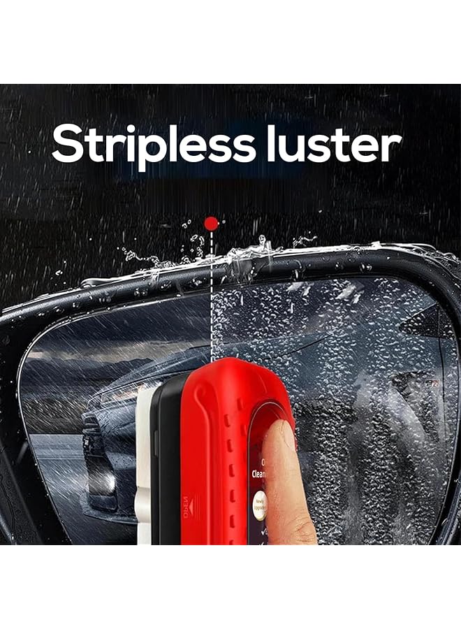 Generic Musylonz 2Pcs Automotive Oil Film Cleaning Brush – Windshield Glass Cleaning Board For Car, All-In-One Wipe-On Oil Film Remover, Anti-Rain & Fog Glass Tool  - Image 2