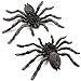 Lukinuo Realistic Fake Spiders 2pcs Plastic Spider Figures Tarantula Toys Figurines Spider Cake Toppers Halloween Prank Props Party Decoration - Image 2