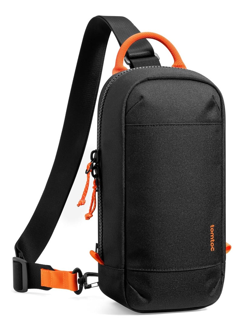 Tomtoc GameOn-G49 Sling Crossbody Bag for Nintendo Switch 2 Console – Protective Travel Gaming Chest Pouch Case with 8 Game Card Slots, Fits Charger & Accessories  - Image 1
