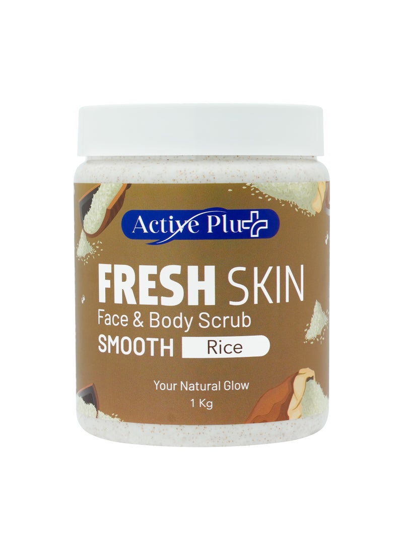 Fresh Skin Smooth Rice Face & Body Scrub – Rice Extracts for Radiant, Smooth Skin | 1KG