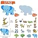 BXI 17 Pcs Zoo Animals Felt Board Story Pieces Set for Toddlers Preschool Kindergarten Precut Felt Jungle Animals Figures for Preschool Crafts Activity Early Learning Storytelling - Image 4