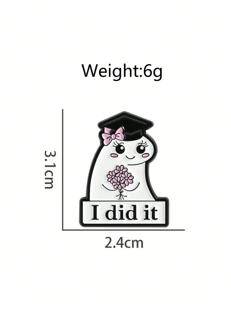Cute Graduation Brooch Pin – Stylish Graduation Accessory for Clothes, Bags & Hats, Perfect for Celebrating Graduation in a Unique Way - Image 5