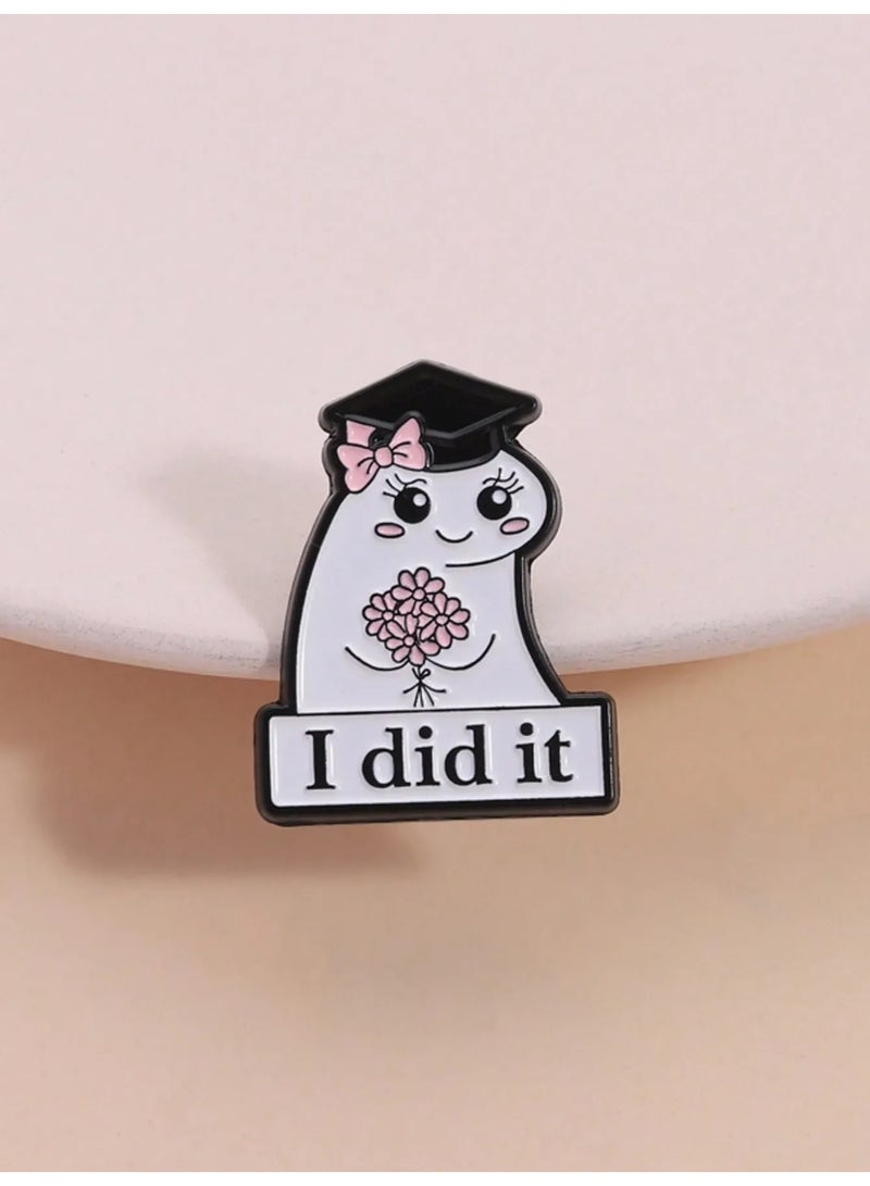 Cute Graduation Brooch Pin – Stylish Graduation Accessory for Clothes, Bags & Hats, Perfect for Celebrating Graduation in a Unique Way - Image 4