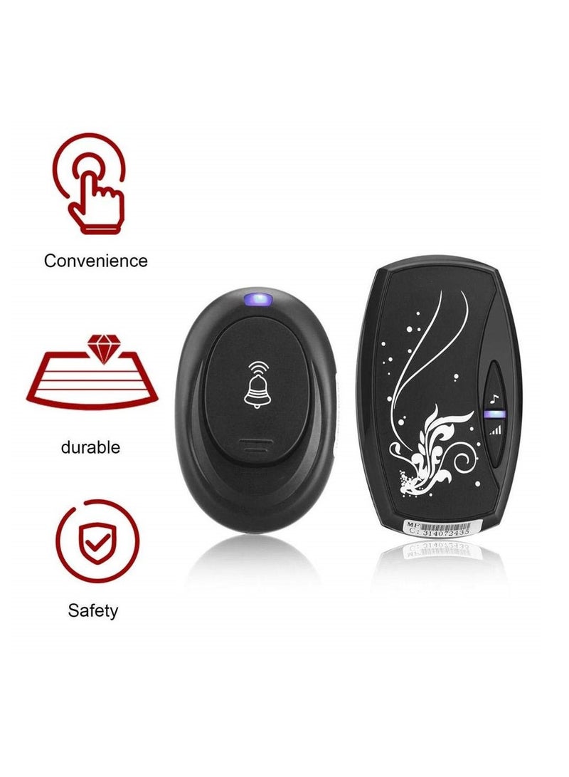 Door Bell with 36 Chimes EU Plug Single Receiver Waterproof Plug-in Type Wireless Doorbell Cordless Smart Door Bells Doorbells  - Image 5