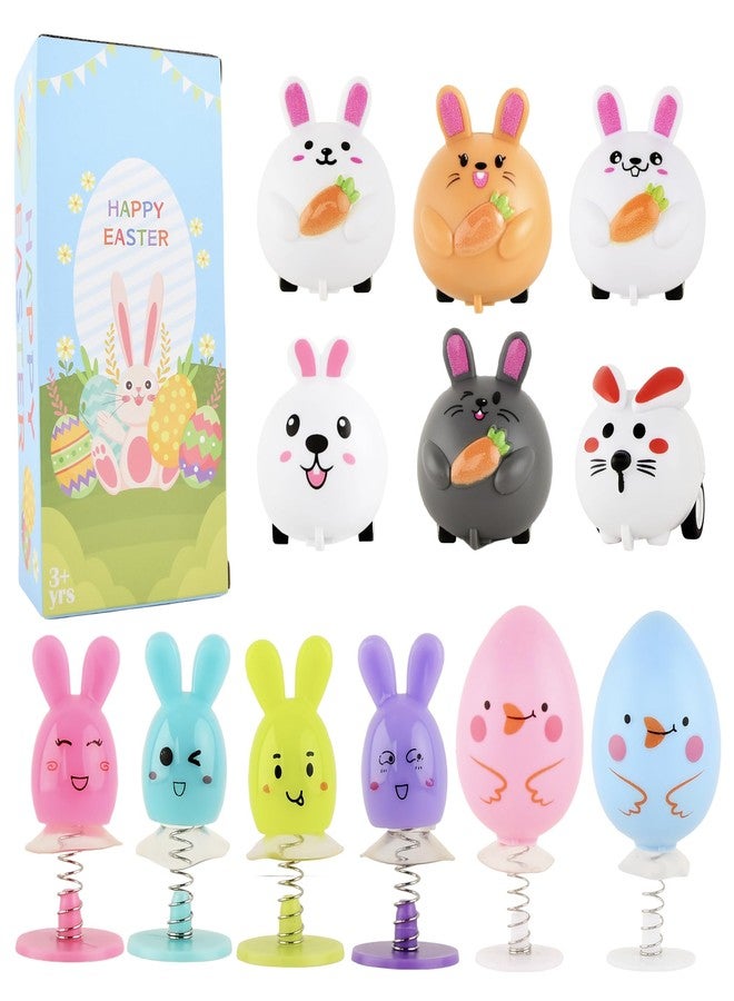 ritastar Small Pull Back Toy Cars Set,12 PCS Mini Racing Vehicles for Holiday Birthday Party Favors,Goodie bag Stuffers,Classroom Prizes,Bulk Toys for Kids (Easter Bunny Rabbit Egg Basket Stuffers,Pop Up Toys) - Image 1