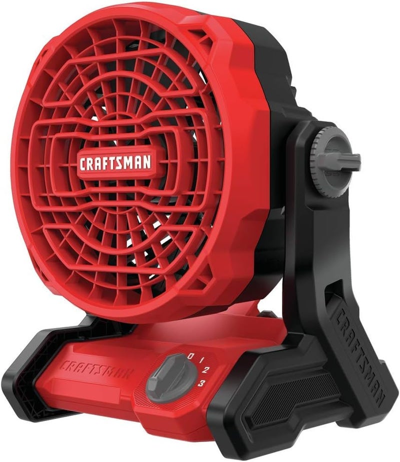 CRAFTSMAN 20V MAX Cordless Fan Tool Only CMCE001B Red - Image 1