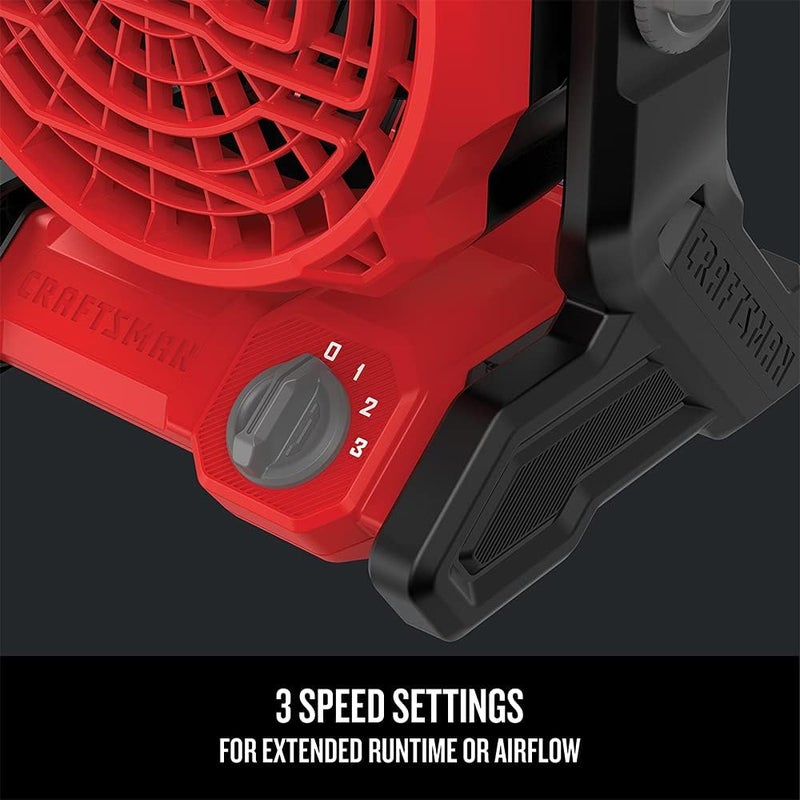 CRAFTSMAN 20V MAX Cordless Fan Tool Only CMCE001B Red - Image 5