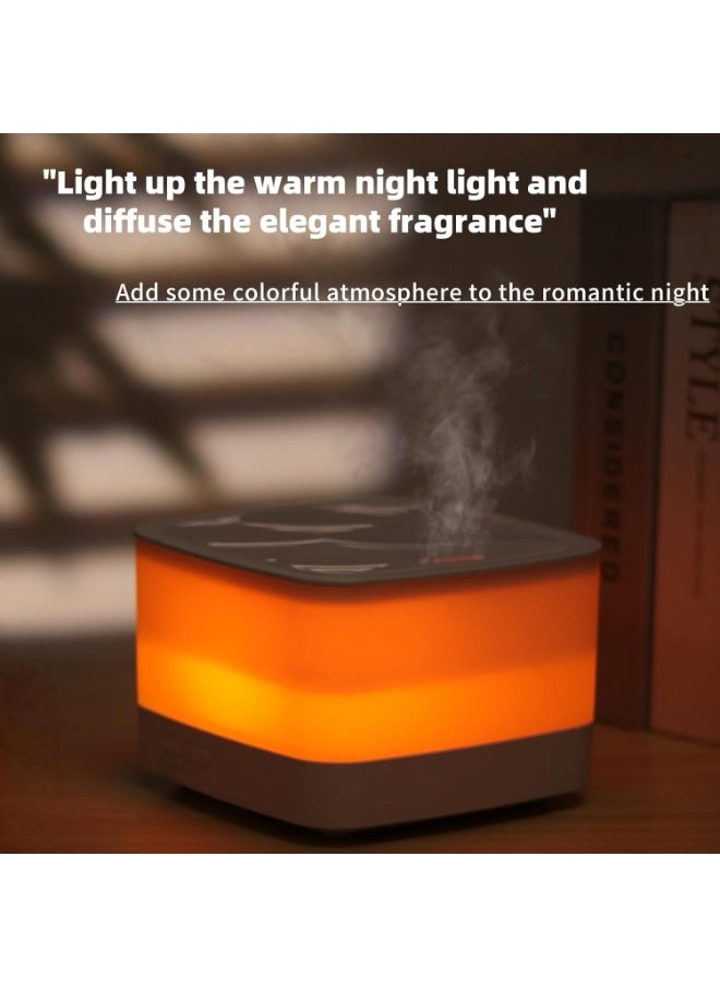Lullaxx Essential Oil Aroma Diffuser 800ml, Upgraded Aromatherapy Diffuser with Remote Control,4 Timer and 7 Color Lights, Cool Mist Humidifier for Home Bedroom Office  - Image 2