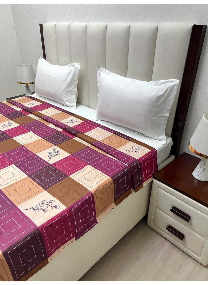 Pure Decor Pure Decor Batik Collection 100 Pure Cotton King Size Duvet CoverDoharQuiltRajai Cover with Zipper 1 Double Bed Blanket Cover with Zipper Duvet Cover 88 X 96 4708  - Image 3