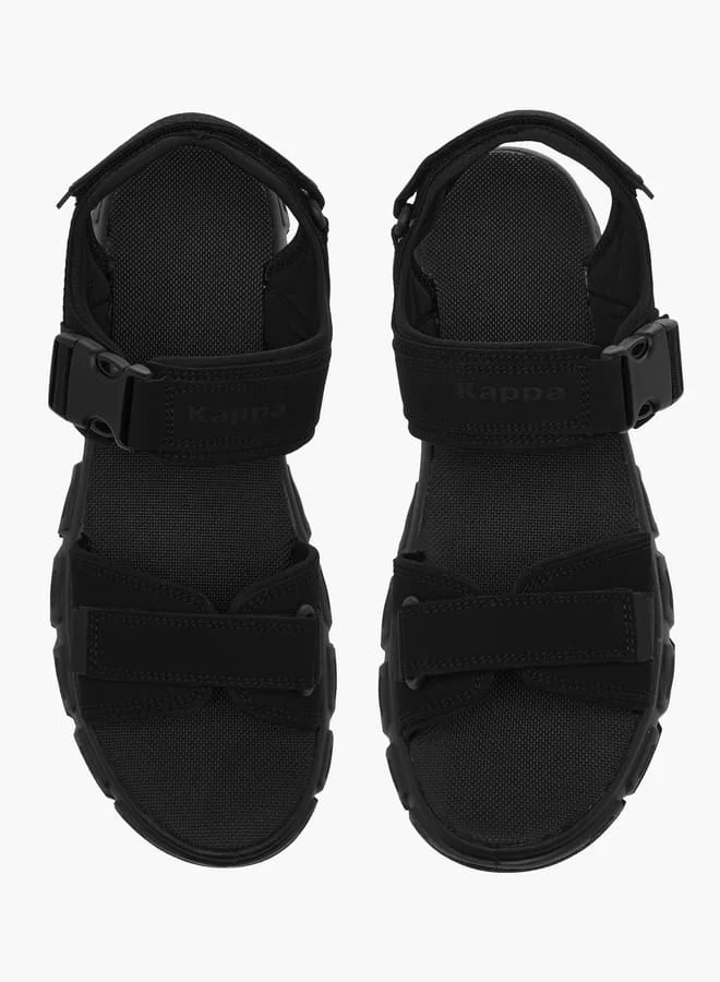 كابا Men's Strappy Sandals With Hook And Loop Closure