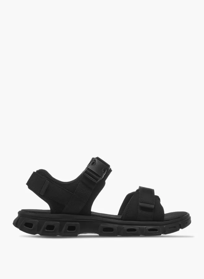 كابا Men's Strappy Sandals With Hook And Loop Closure