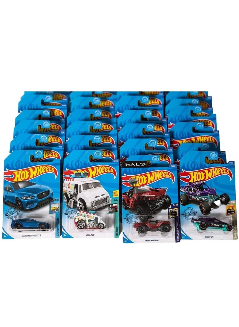 هوت ويلز شاحنات وسيارات هوت ويلز بمقياس 1:64، 24 سيارة متنوعة - Image 1
