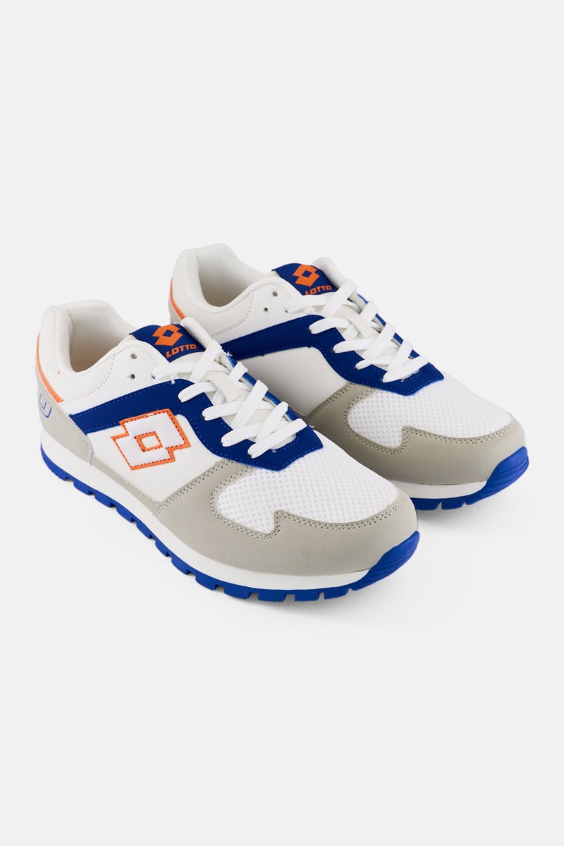 LOTTO Men Runner Plus Lace Up Sports Shoes, Multicolor  - Image 1