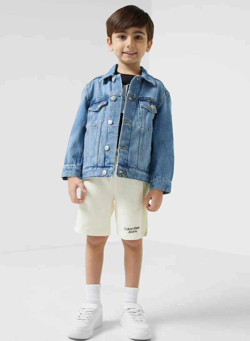 Calvin Klein Jeans Youth Denim Trucker Jacket