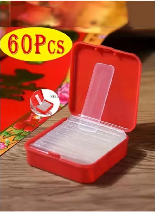 Double-Sided Adhesive Tape, Multi-Purpose, Reusable – 60 Pieces with Strong Adhesion - Image 1
