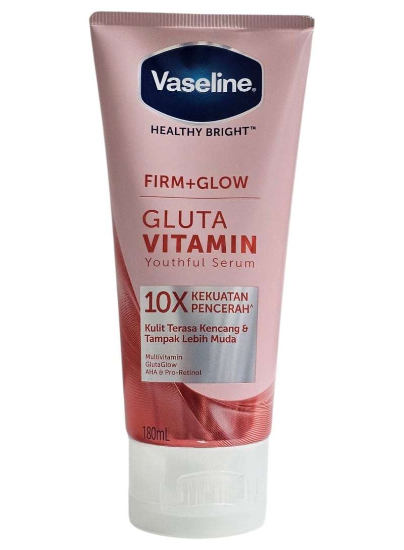 Vaseline Youthful Body Serum Gluta Vitamin with 10x Brightening Power by Vaseline - 180 ml