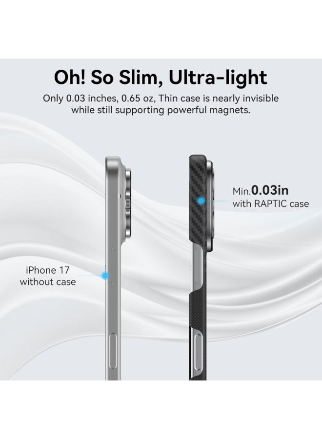 RAPTIC Aramid Geotik for iPhone 17 PRO Case [MagSafe] Ultra Slim 1500D Aramid Fiber cover - Mondrian - Image 5