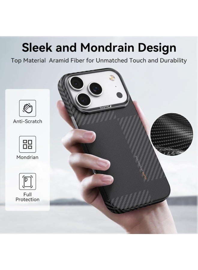 RAPTIC Aramid Geotik for iPhone 17 PRO Case [MagSafe] Ultra Slim 1500D Aramid Fiber cover - Mondrian - Image 2