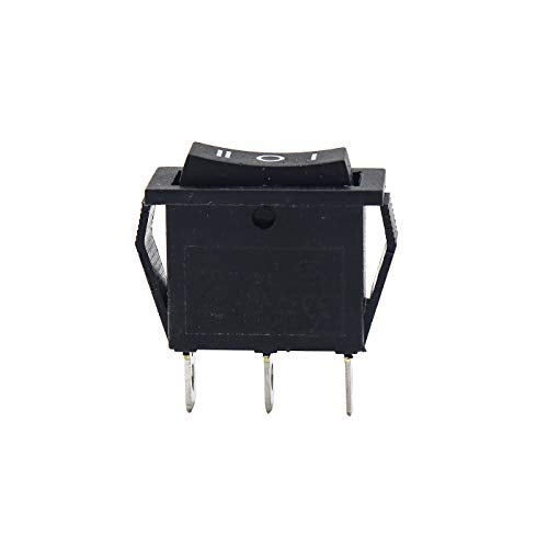 Electronicspices Electronic Spices 5PCS 15A 250V 30A 220V Large Rectangle Black Rocker Switch 3 Position DC 12V ON-OFF Power Switch - Image 3