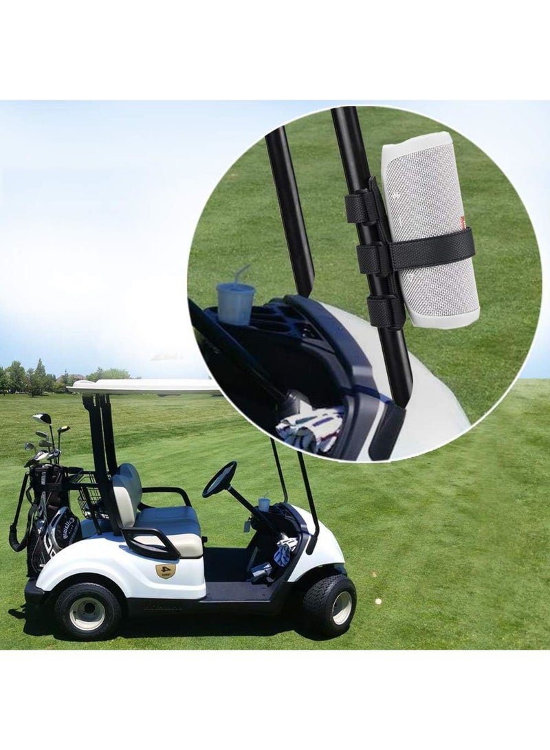 SOLARAE Bicycle Bottle Holder No Screws, Double Fix with Removable Velcro for Bottle Cage, Universal Bike Accessories Strap Mount for Water Bottle, Compatible with Mountain Bicycle, Scooter, Golf Cart - Image 5