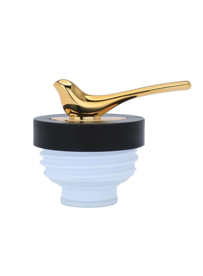 رويال 6 ترمس زجاجي سعة 950 مل جسم بلاستيكي أسود - Image 4