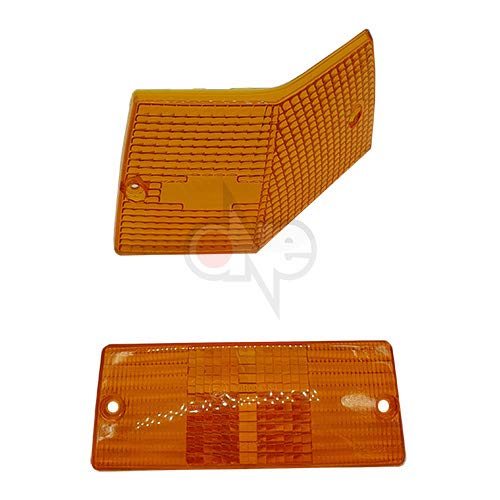 one By Camamoto Cod 77670018 Front & Rear Indicator Lens Kit Orange Fits Piaggio Vespa Px 125-150-200cc Arcobaleno | R.O. Ant. 185976-185977 / Post 185978-185979 - Image 2