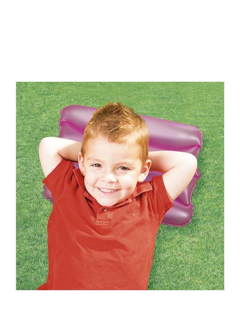 Bestway Wave Inflatable Travel Pillow – Ergonomic Air Cushion for Camping, Beach, Pool, and Home Use – Compact, Lightweight, and Comfortable Neck Support Pillow - Image 2