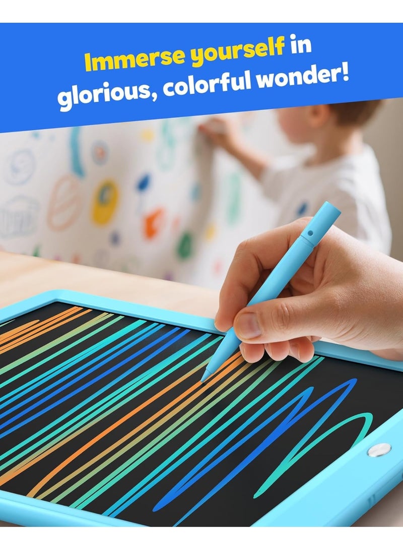 TEKFUN LCD Writing Tablet for Kids, 10-inch Coloring Drawing Pad, Mess Free Doodle Board, Gifts for Boys and Toddlers - Image 2