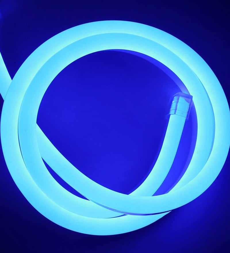 The Purple Tree LED Neon Light Rope, Waterproof Outdoor Flexible Light with Connector, 120LED/M Silicone Light for Diwali, Christmas, Indoor Outdoor Decoration (Sky Blue, 5 Meter) - Image 3