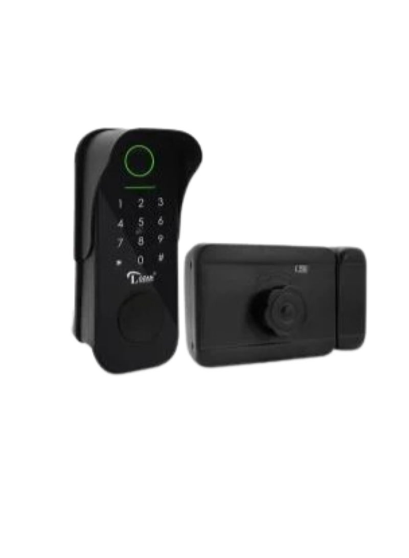 Lozan LOZAN Outdoor Smart Door Lock – Weather-Resistant | Unlock via Fingerprint, PIN, App & Key | Durable Stainless Steel Build | Standard Size for Wood, Metal & Aluminum Doors | Remote WiFi Control | with 2-Year Platinum Warranty 
