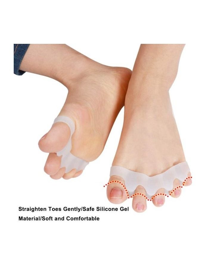 AS SEEN ON TV - Toe Bunion Straightener Corrector Relief Sleeves Kit – Hallux Valgus Protector Toes Separator 7Pc Set - Image 1