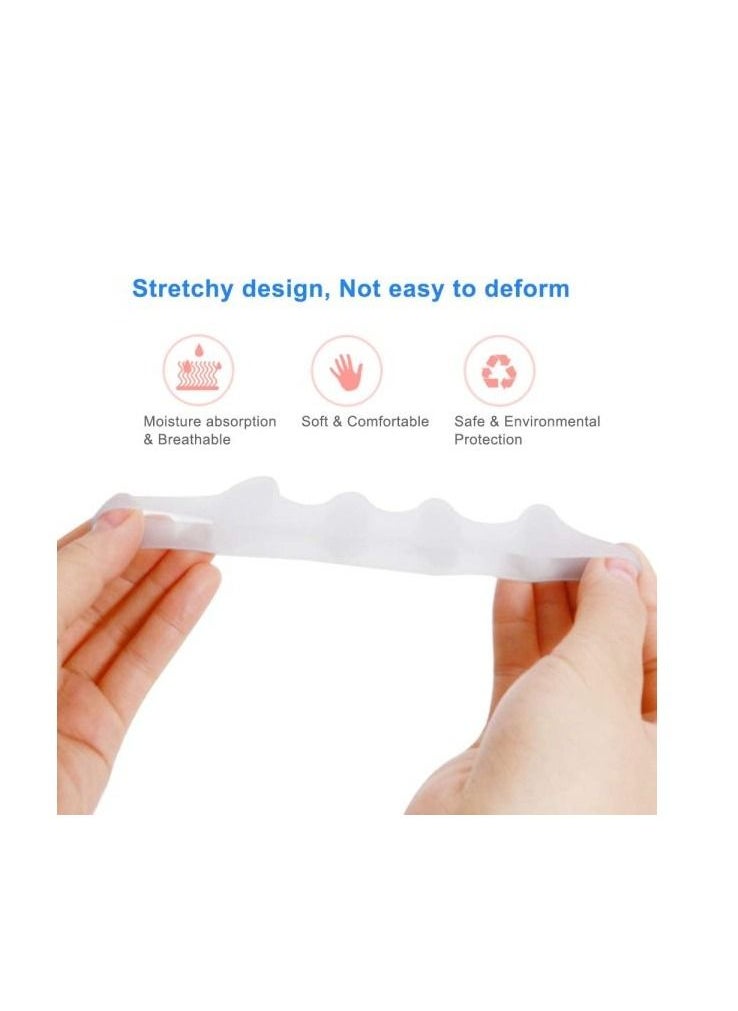 AS SEEN ON TV - Toe Bunion Straightener Corrector Relief Sleeves Kit – Hallux Valgus Protector Toes Separator 7Pc Set - Image 1