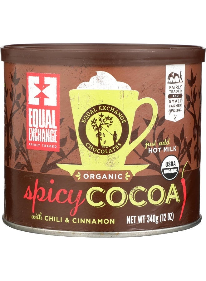 Equal Exchange Organic Spicy Cocoa with Chili & Cinnamon - Image 1