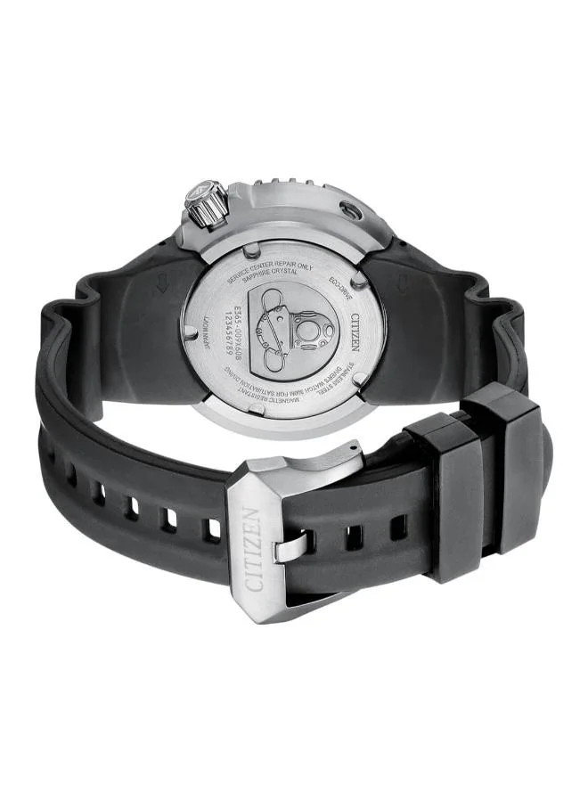 CITIZEN Men's Silicone Strap Analog Watch BN1025-08L - 46 mm