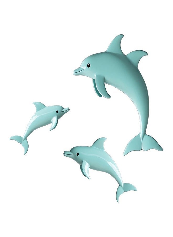 AH Decals Cartoon Dolphin Animated Wall Sticker Beautiful Created Designs Kids Room Sticker Wall, Hall, Living Room,Poster 3D Background Removable Sticker Gallery Poster-Vinyl - Image 1