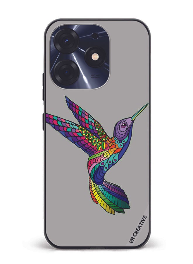 VR CREATIVE Protective Case Cover For Tecno Spark 10 Pro Flying Bird Design Multicolour - Image 1