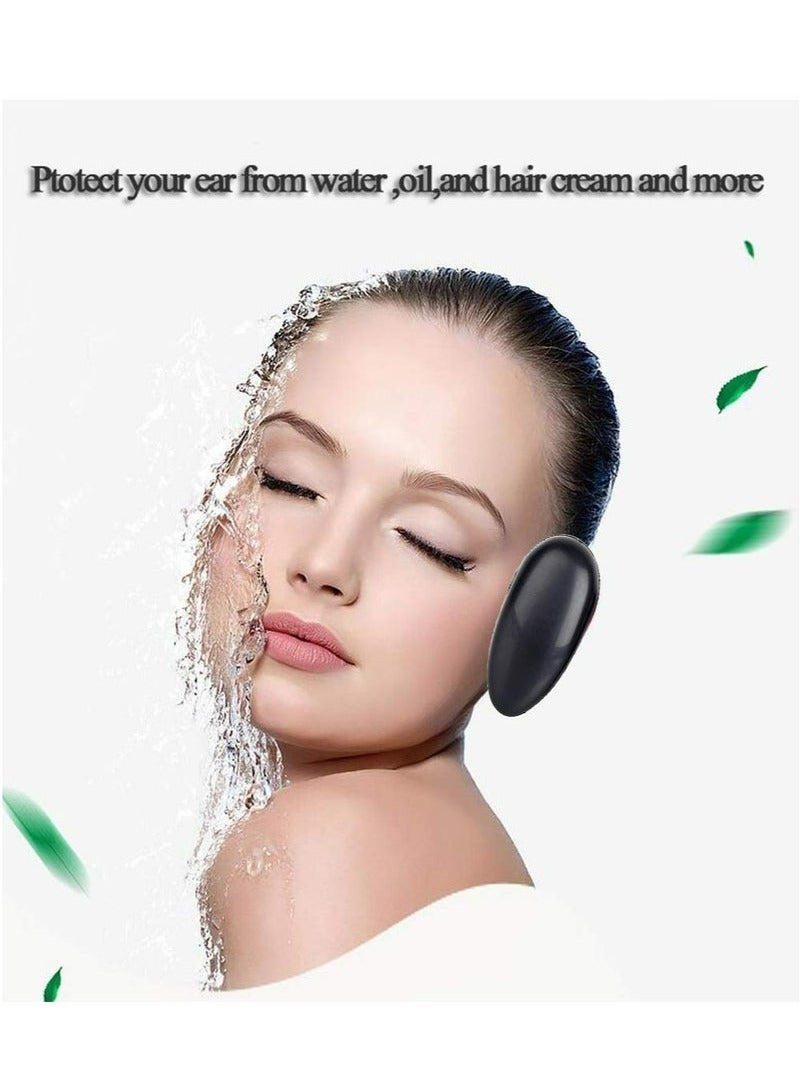 Generic 8pcs Black Professionale Hair Salon Ear Cover Pads Sheets Ear Protector Hairdressing Dye Coloring Caps Ear Prtotection Earmuff for Hair Salon Hair Coloring Hair Treatment  - Image 4
