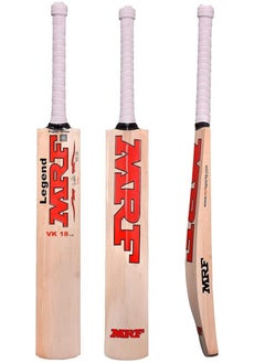 MRF Legend VK 18 1.0 English Willow Cricket Bat  Junior Size 4 