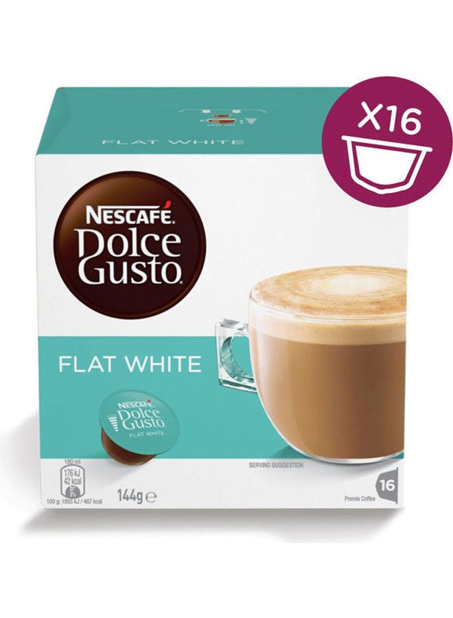 Dolce Gusto Flat White - 16 Capsules 144grams