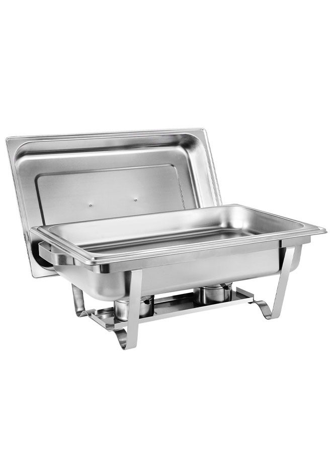 Cady One Buffet dish to serve and keep food hot, silver  - Image 4