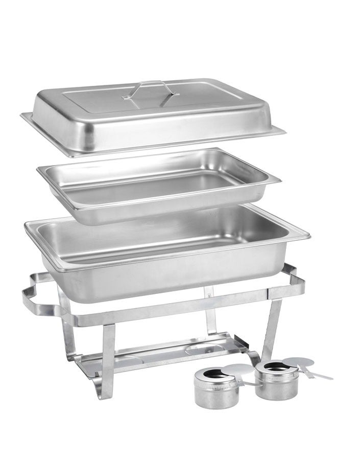 Cady One Buffet dish to serve and keep food hot, silver  - Image 3