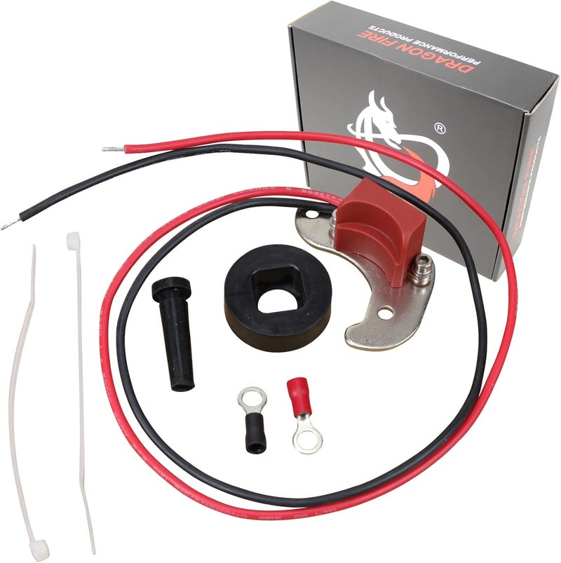 AIP Electronics Dragon FIRE Performance Electronic Ignition Module for IH International Harvester Farmall Cub Tractors 12v Negative Ground 4Cyl 12v 1442 353898R1 357935R91 OEM Fit MOD105 - Image 1