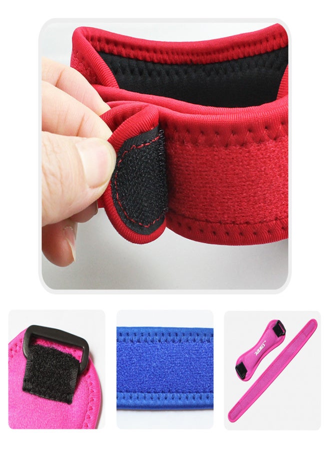 أولايكس واقي ركبة قابل للتعديل، واقي للركبة، دعامة للرضفة، دعم للركبة، مناسب للمشي لمسافات طويلة، كرة القدم، كرة السلة، الجري، الرياضة، أداة حماية للرضفة - Image 2