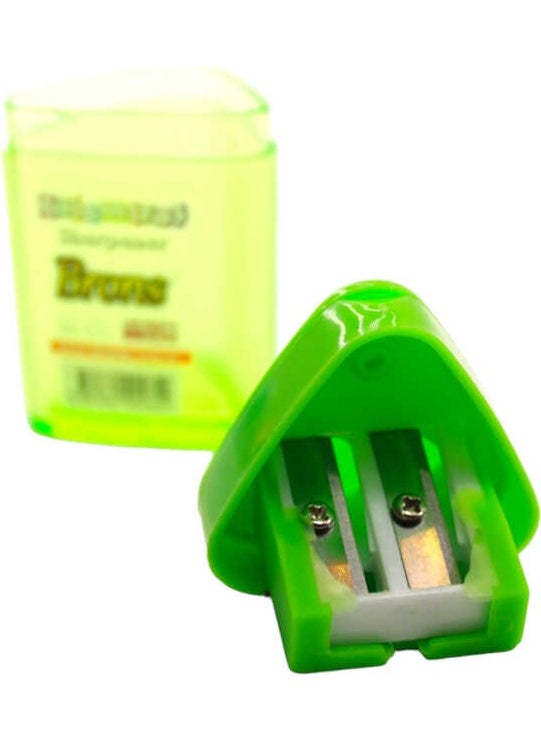 Brons TRIANGULAR CHAMBER PENCIL Sharpener BR-572  - Image 3