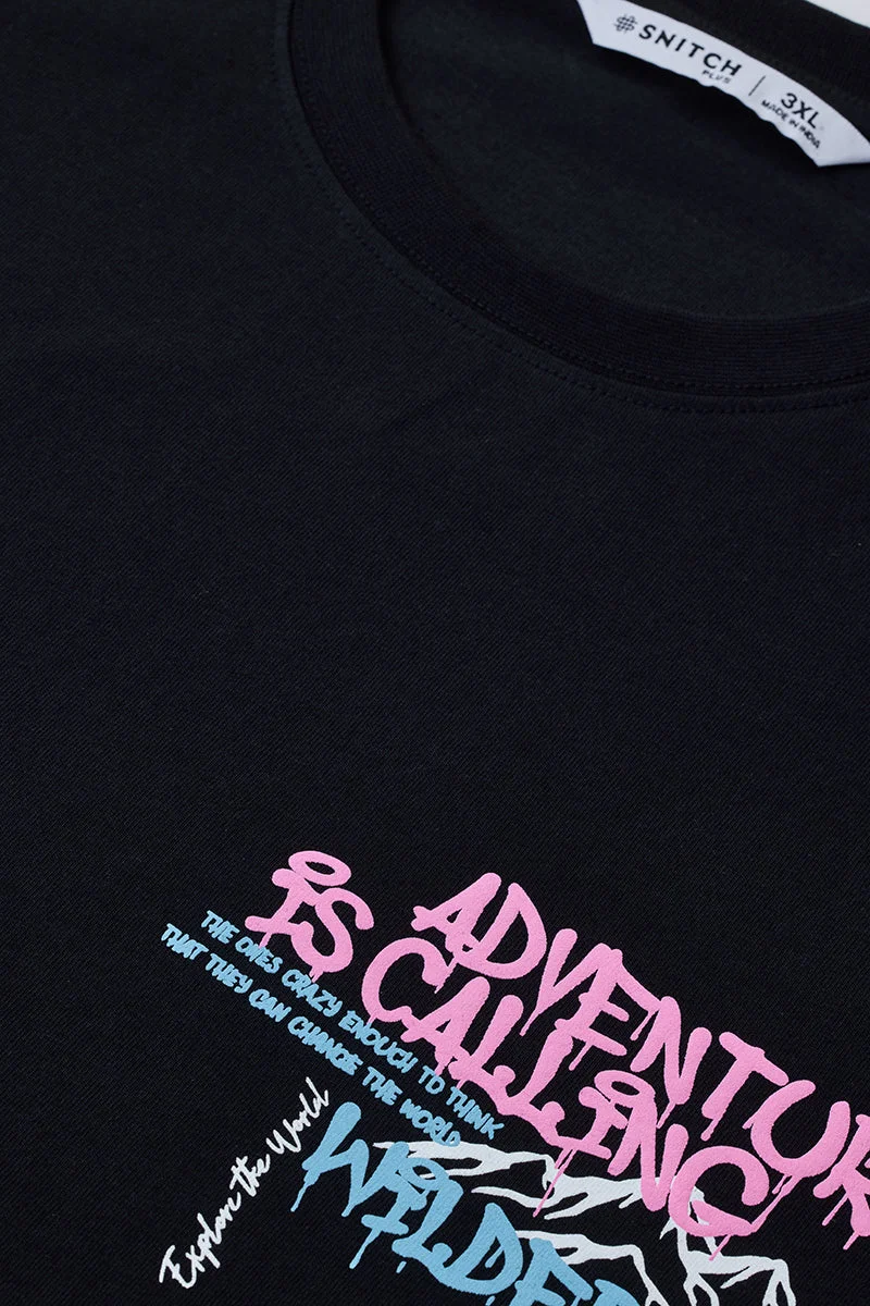 SNITCH  100% Cotton Graphic Plus Size T-Shirt for Men | Best Price UAE