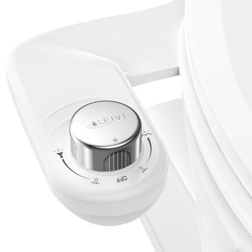 LEIVI Bidet Attachment for Toilet, Ultra-Slim Bidets for Existing Toilets with Dual Nozzle, Hygienic Toilet Bidet, Fresh Cold Water Sprayer, Adjustable Water Pressure - Image 1