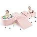 INFANS Climbing Toys for Toddlers Foam Climbing Blocks and Ball Pit for Baby 5pc Kids Climb and Crawl Block Activity Structure Play Set Indoor Foam Play Gym for Crawling and Sliding - Image 2