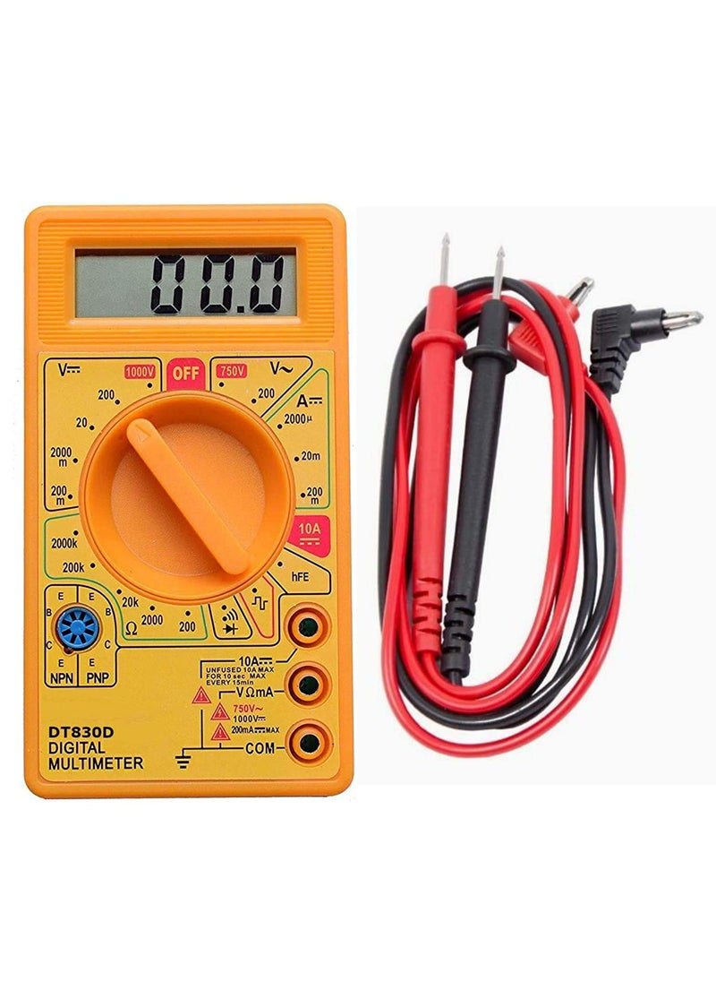 DV DV Digital Multimeter Campus Component Digital Multimeter Yellow  - Image 2